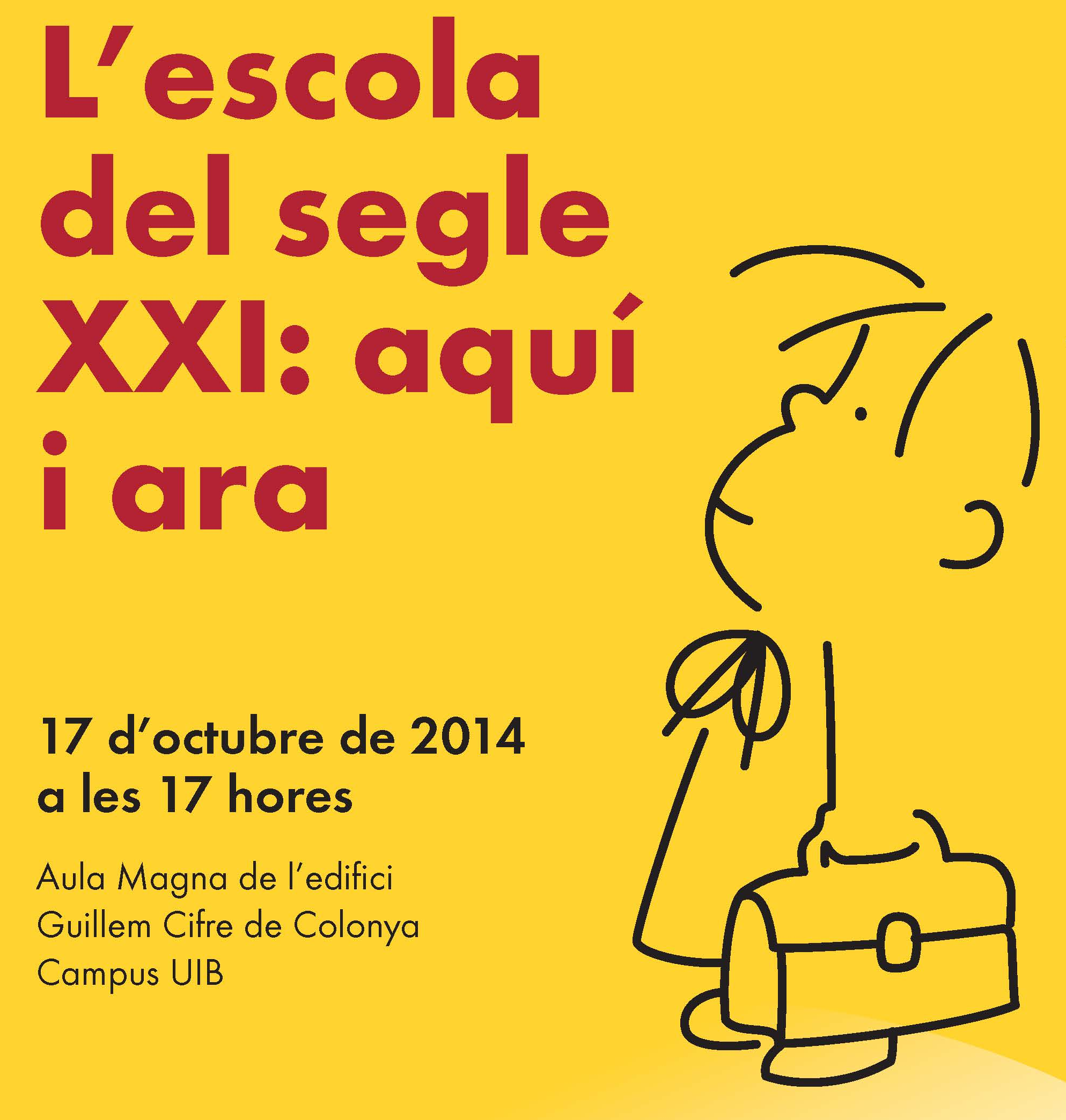 cartell conferència de Francesco Tonucci